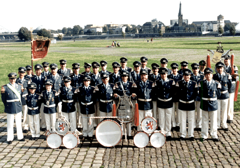 1996 auf den Oberkasseler Rheinwiesen